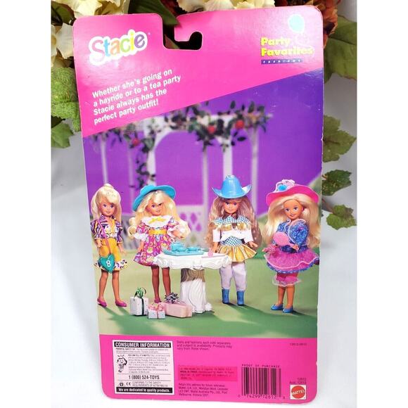 Vintage 1994 Barbie Stacie Cowgirl Boots 'n Hat Party Favorites Fashion Clothes - Picture 2 of 3